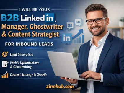 I Will Be Your B2B LinkedIn Manager, Ghostwriter & Content Strategist for Inbound Leads