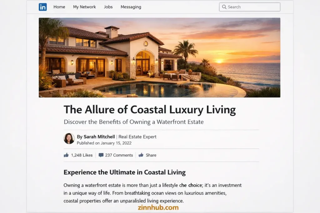 Luxury Real Estate Article for Sotheby's International Realty