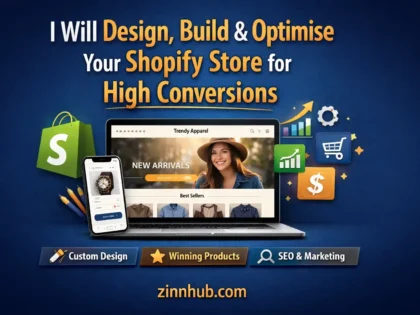 I Will Build Custom Shopify Stores With Conversion-Focused UI/UX & Sales Growth