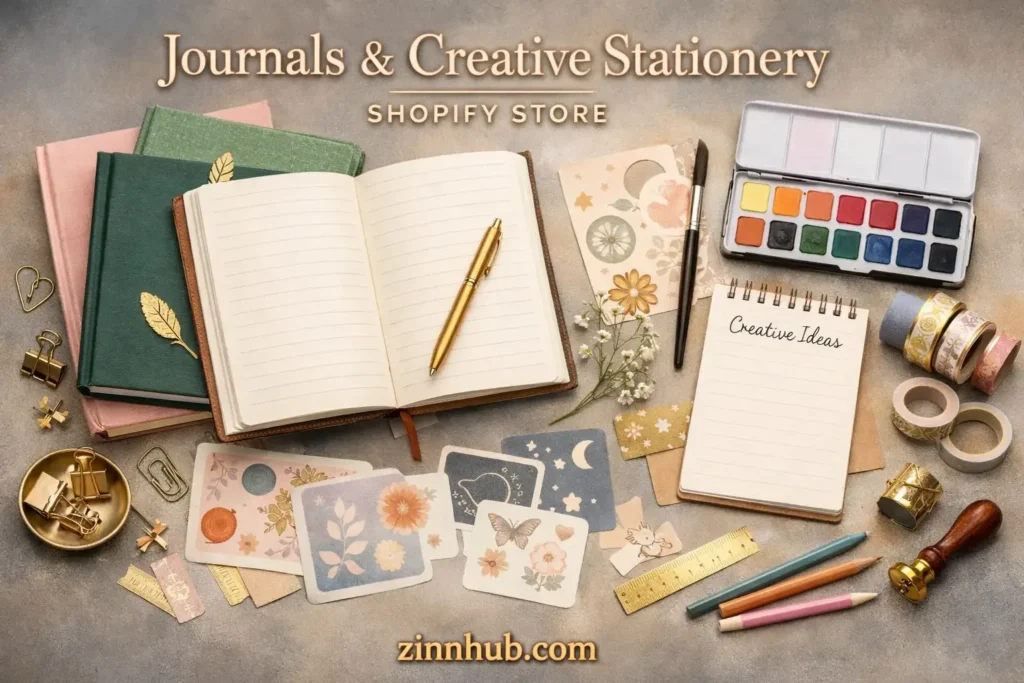 Journals & Creative Stationery Shopify Store