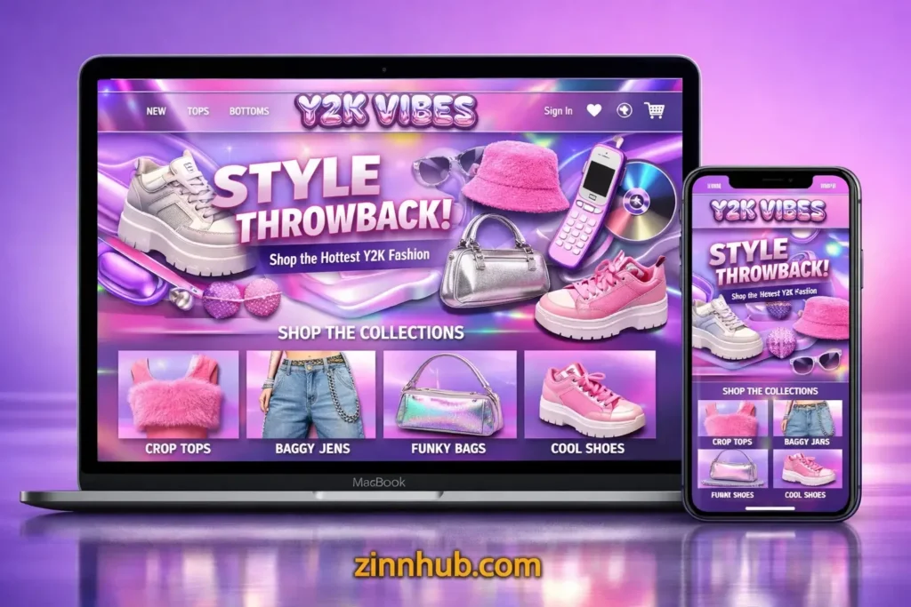 Y2K Boutique Fashion Shopify Store