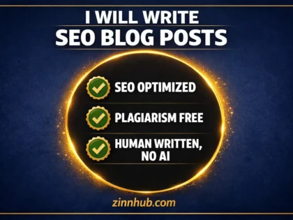 I will write SEO-optimized blog posts and articles for your website