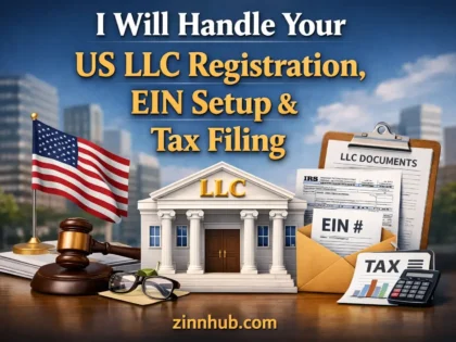 I Will Handle Your US LLC Registration, EIN Setup & Tax Filing