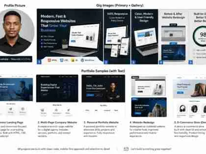 I will build a responsive website using HTML, CSS, and JavaScript
