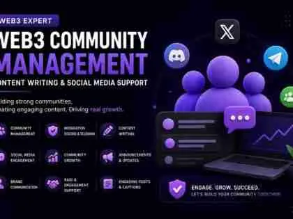I will manage and grow your Web3 community on Discord, Telegram, and X