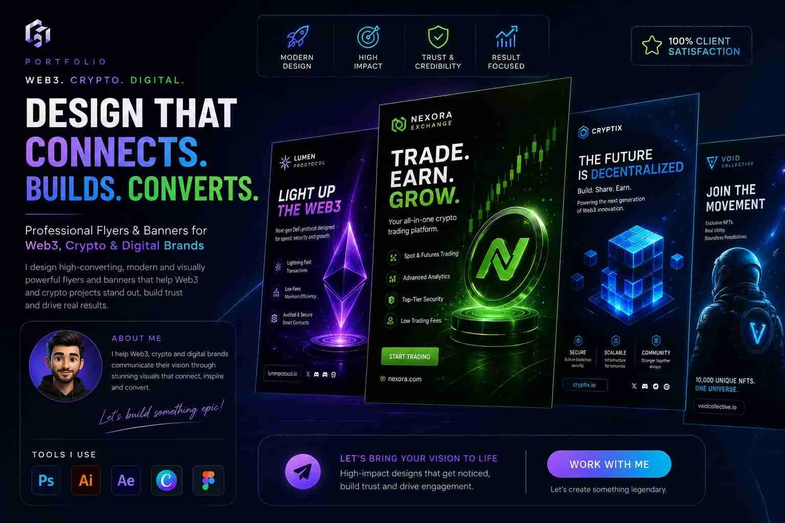 I Will Design Professional Flyers And Banners For Web3, Crypto, And Digital Brands 1 I Will Design Professional Flyers And Banners For Web3, Crypto, And Digital Brands
