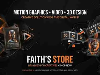 I will produce cinematic motion graphics and 2D or 3D character animation for brands and creators