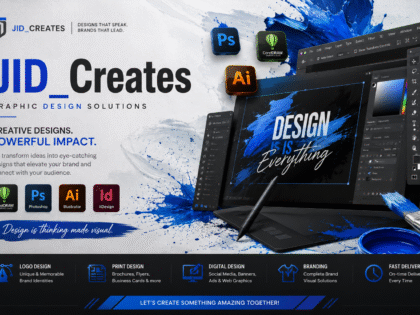 I will create custom logo, brand identity, and social media graphics for your brand