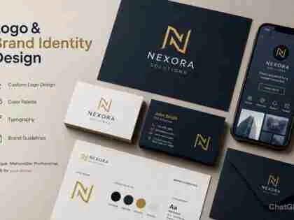 I will create modern, professional logo and brand identity design for your business