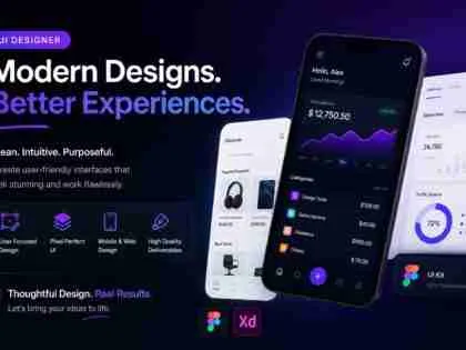 I will design clean, modern UI for your app or website using Figma