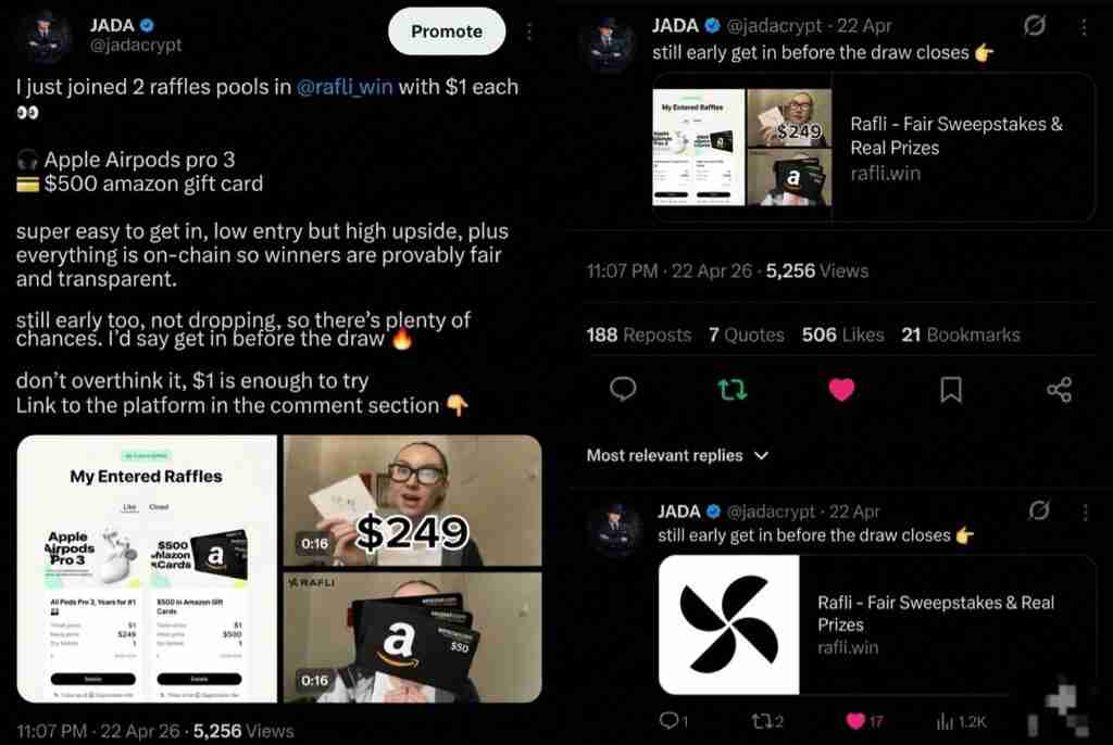 1. Web3 Social Post Rafli Ecosystem Campaign, 2. Recognized by T-Rize CTO for Content Quality,