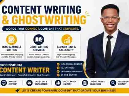 I Will Write SEO-Optimized Blog Posts and Articles for Your Business