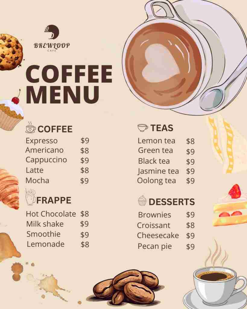 Cafe Brand Design Project