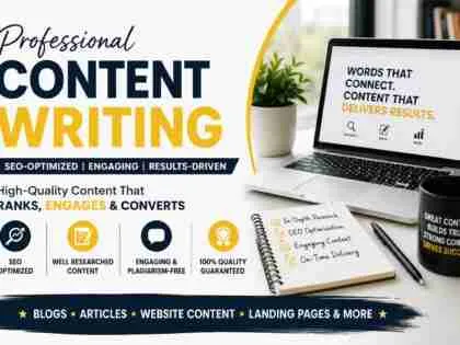 I will write SEO-friendly blog articles and website content for your business