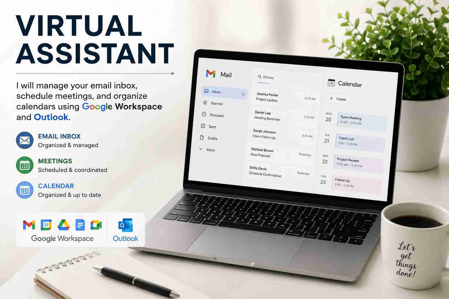 I Will Manage Your Email Inbox, Schedule Meetings, And Organize Your Calendar Professionally 3 I Will Manage Your Email Inbox, Schedule Meetings, And Organize Your Calendar Professionally - Image 3