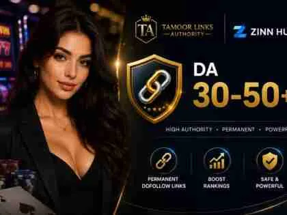 I will build high authority DA 40–50+ homepage and sitewide backlinks for casino and betting sites