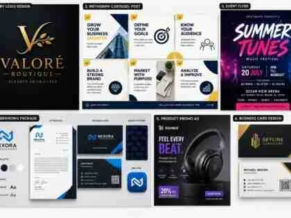 I will design a modern logo and brand identity for startups and businesses