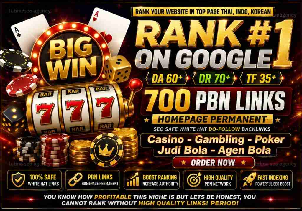 High Authority Backlinks for Casino & Betting Site