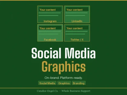 I will design custom social media graphics that look professional, on-brand, and ready to post.