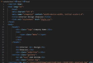 An HTML Code