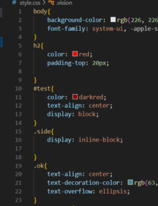 Css code