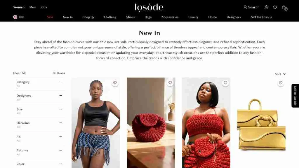 Losode Fashion E-Commerce