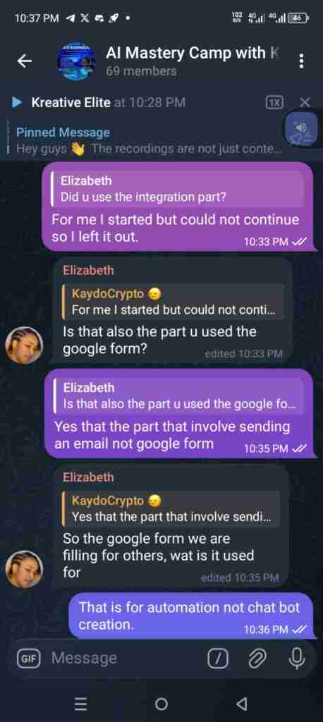 Kaydo chats