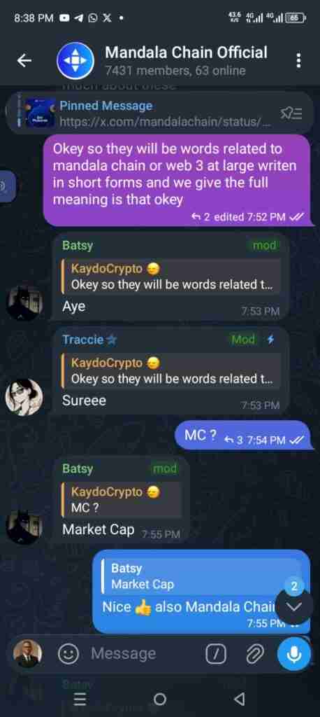 Kaydo chats