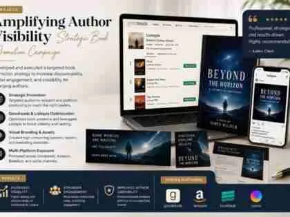 I will design a professional book cover with promotional graphics for self-publishing authors