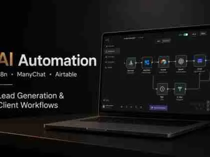 I will build AI automation workflows with n8n, ManyChat, Airtable and chatbots