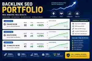 Premium Backlink SEO Portfolio | Real Ranking Growth & Authority Link Building Results