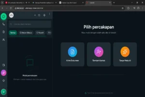 WhatsApp Clone – Real-time Messaging Interface
