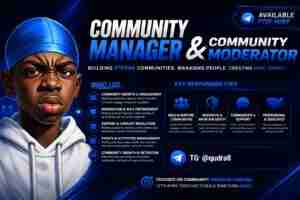 Community management and moderation
