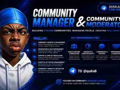 I will manage and moderate your Web3 Discord and Telegram community professionally