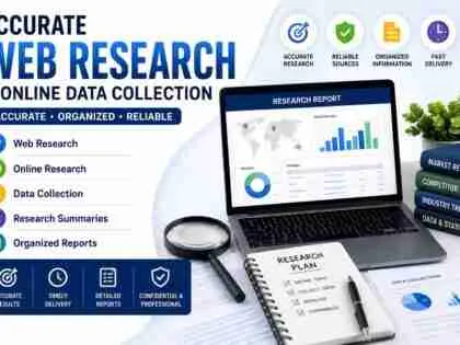 I will do accurate web research and organize data into reports or spreadsheets
