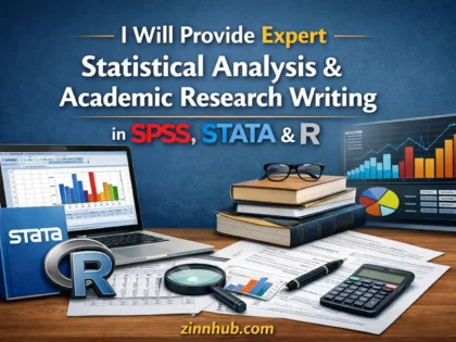 I Will Provide Expert Statistical Analysis and Academic Research Writing in SPSS, STATA and R
