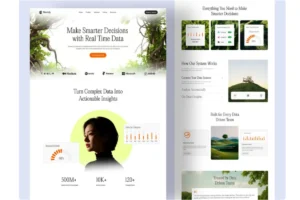 Modern Website UI/UX Design for Business / Landing Page
