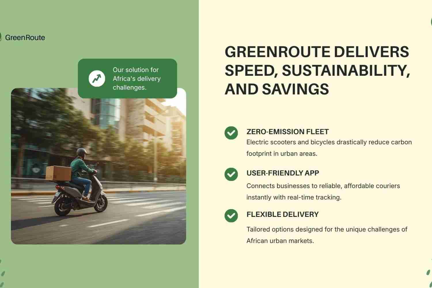 I Will Design An Investor-Ready Eco-Friendly Logistics Pitch Deck Template For Your Startup In Canva 5 I Will Design An Investor-Ready Eco-Friendly Logistics Pitch Deck Template For Your Startup In Canva - Image 5