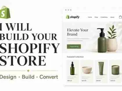 I Will build a conversion-focused Shopify store for your brand