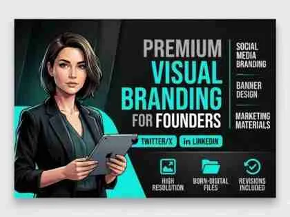 I Will design premium social media banners, headers, and visual assets