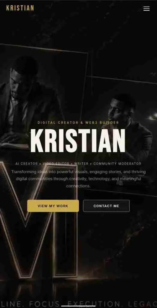 Portfolio website