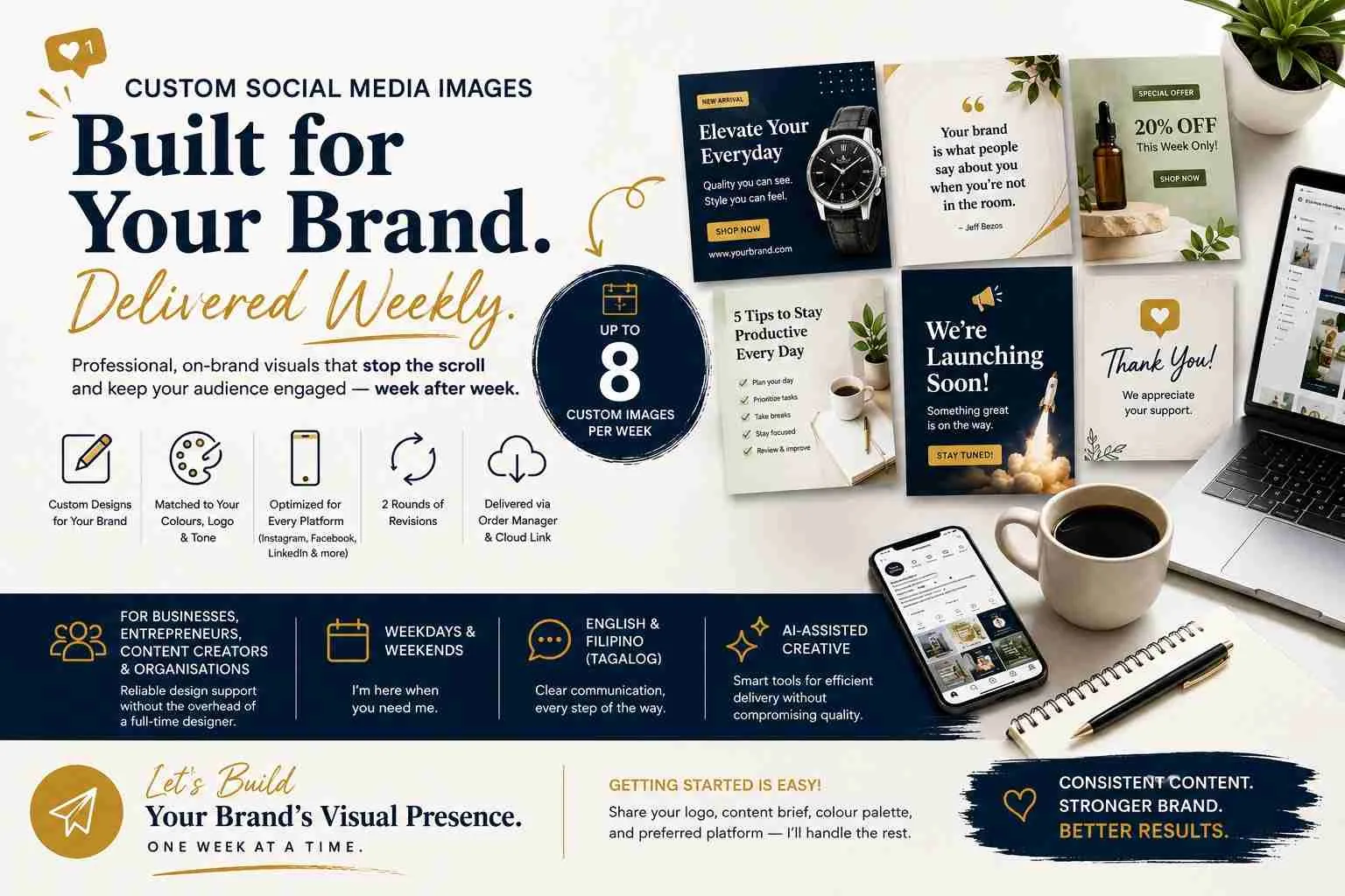 I Will Create Custom Social Media Images For Your Brand Every Week 1 I Will Create Custom Social Media Images For Your Brand Every Week