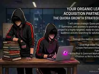I will create strategic Quora answers and posts to promote your project to targeted audiences