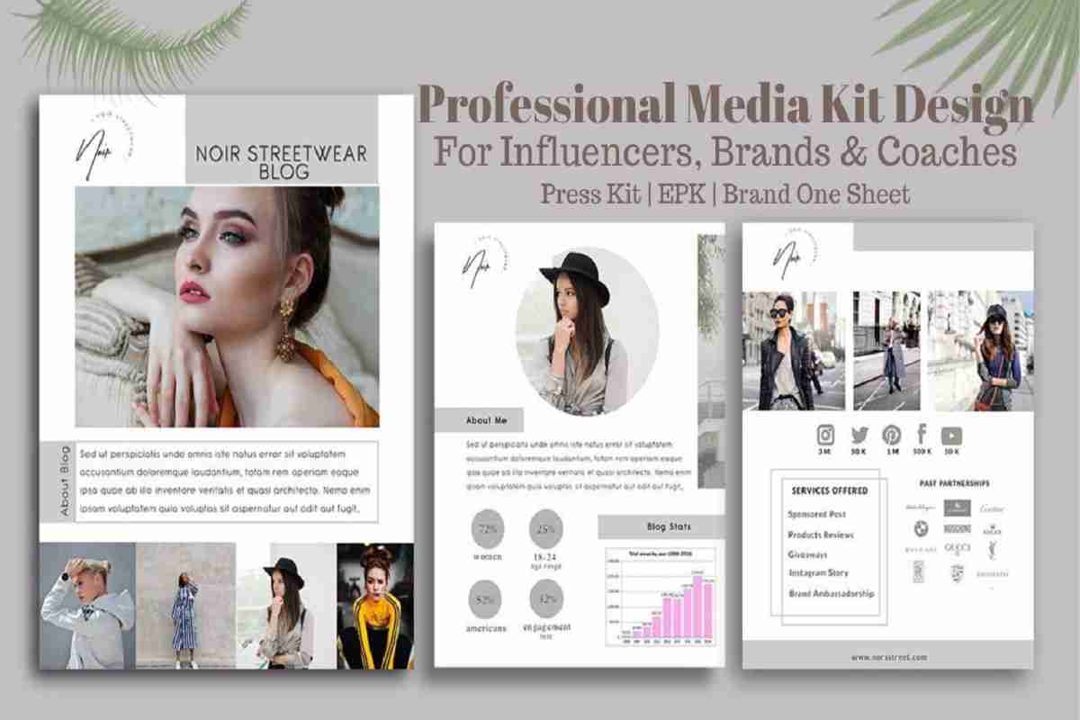 I Will Design A Professional Media Kit, Press Kit And Epk For Influencers And Brands 1 I Will Design A Professional Media Kit, Press Kit And Epk For Influencers And Brands