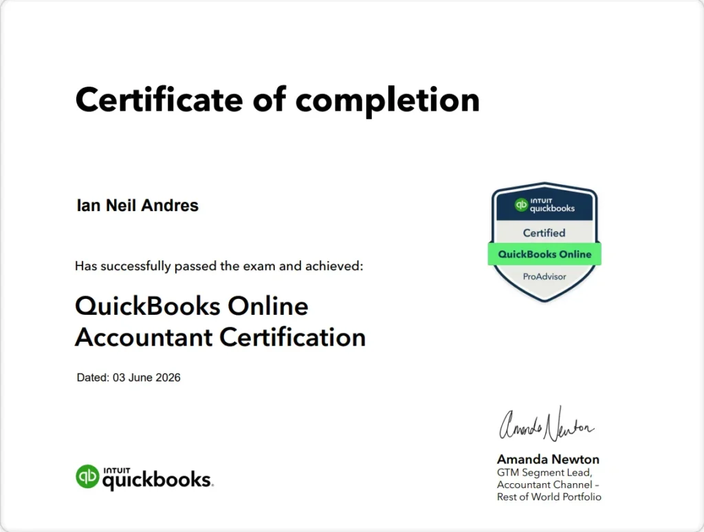 Certified Cloud Accounting Specialist