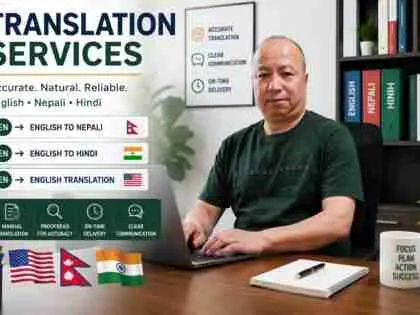 I Will manually translate English, Nepali and Hindi documents