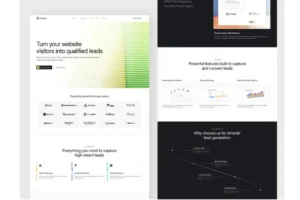 Corporate Business Landing Page UI/UX