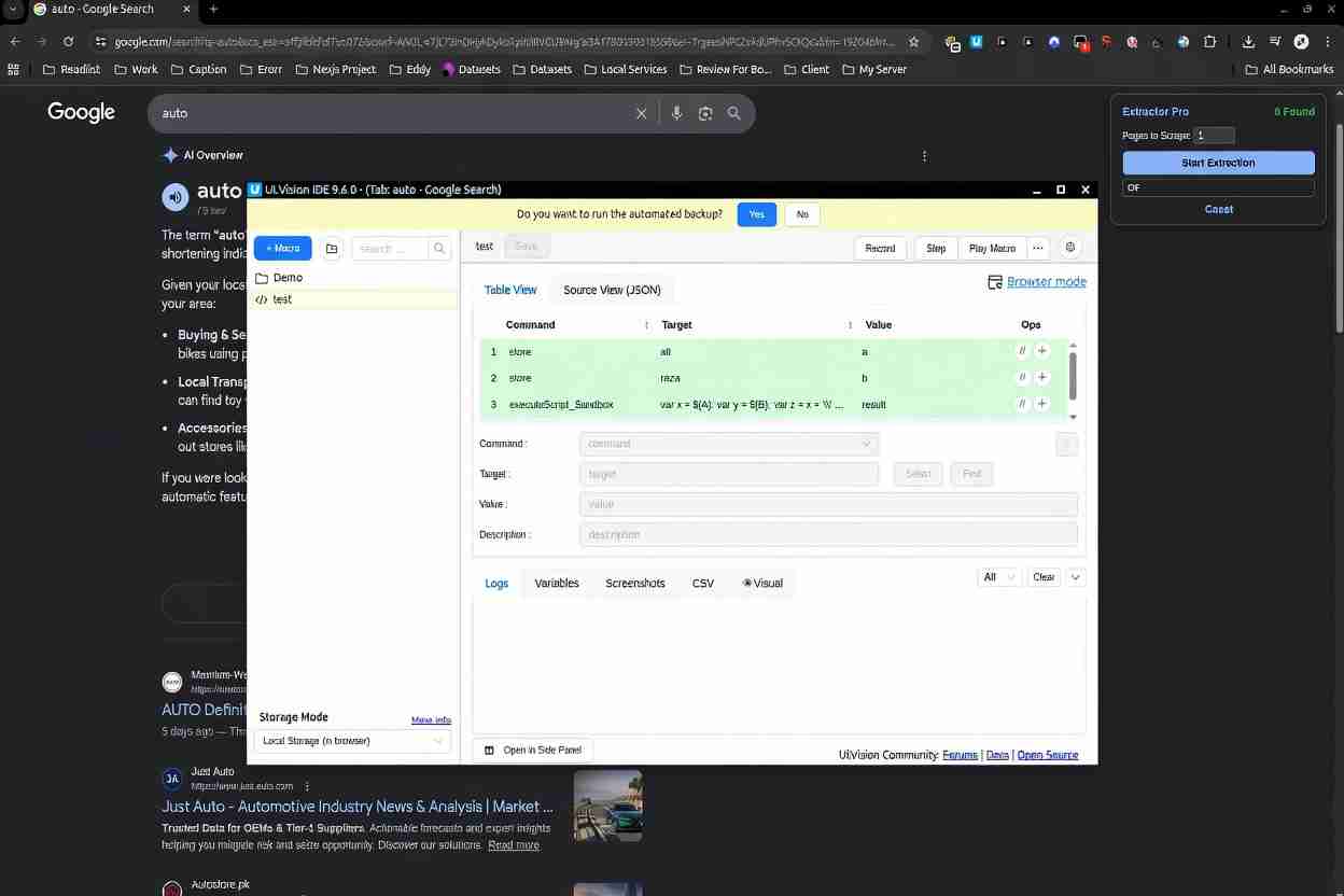 I Will Build Ui Vision Rpa Browser Automation Scripts For Web Tasks And Data Extraction 1 I Will Build Ui Vision Rpa Browser Automation Scripts For Web Tasks And Data Extraction