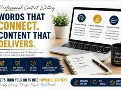 I will write SEO-optimised blog posts and website content for your business