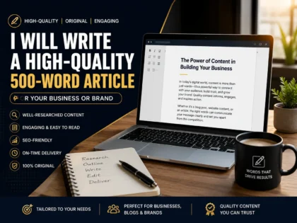 I Will Write A High-Quality 500-Word Article For Your Business 2 I Will Write A High-Quality 500-Word Article For Your Business — Available On Zinn Hub
